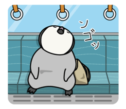 Cute emperor penguin chicks 3 sticker #7135477