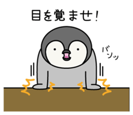 Cute emperor penguin chicks 3 sticker #7135479
