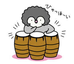 Cute emperor penguin chicks 3 sticker #7135490