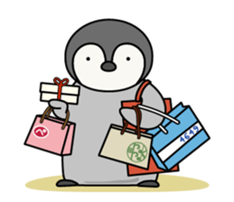 Cute emperor penguin chicks 3 sticker #7135499