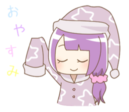 The girl who has a long sleeve sticker #7135545