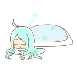 The girl who has a long sleeve sticker #7135575