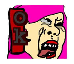 Crazy Face Girls sticker #7135628