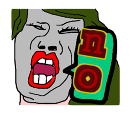 Crazy Face Girls sticker #7135629