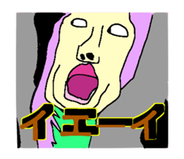 Crazy Face Girls sticker #7135635