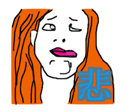 Crazy Face Girls sticker #7135636