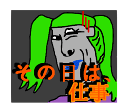 Crazy Face Girls sticker #7135637