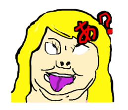 Crazy Face Girls sticker #7135648