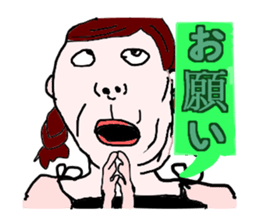 Crazy Face Girls sticker #7135657