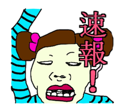 Crazy Face Girls sticker #7135660