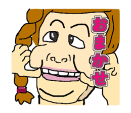 Crazy Face Girls sticker #7135661