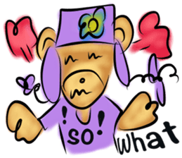 Rossy lady Bear II sticker #7136207