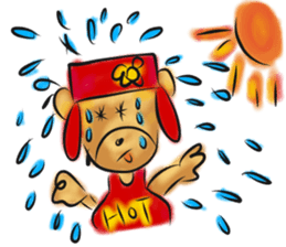 Rossy lady Bear II sticker #7136214