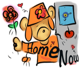 Rossy lady Bear II sticker #7136220