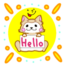 Akita dog - everyday conversation - sticker #7136985