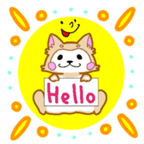 Akita dog - everyday conversation - sticker #7136985