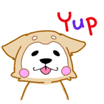 Akita dog - everyday conversation - sticker #7136986