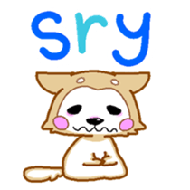 Akita dog - everyday conversation - sticker #7136989