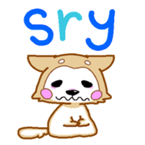 Akita dog - everyday conversation - sticker #7136989