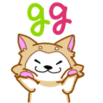 Akita dog - everyday conversation - sticker #7136991