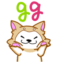 Akita dog - everyday conversation - sticker #7136991