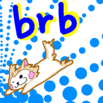 Akita dog - everyday conversation - sticker #7136992
