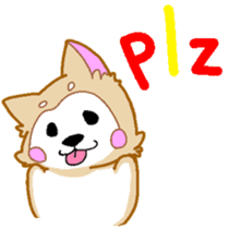 Akita dog - everyday conversation - sticker #7136993