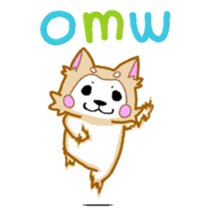 Akita dog - everyday conversation - sticker #7136995