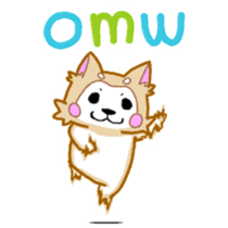 Akita dog - everyday conversation - sticker #7136995