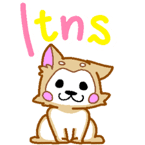 Akita dog - everyday conversation - sticker #7136997