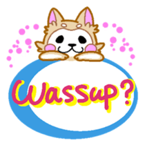 Akita dog - everyday conversation - sticker #7136998