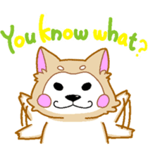Akita dog - everyday conversation - sticker #7136999