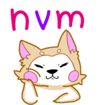 Akita dog - everyday conversation - sticker #7137002