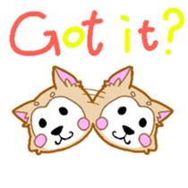 Akita dog - everyday conversation - sticker #7137006