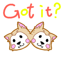 Akita dog - everyday conversation - sticker #7137006