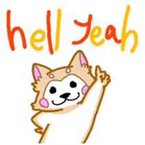 Akita dog - everyday conversation - sticker #7137008