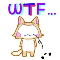 Akita dog - everyday conversation - sticker #7137011