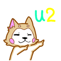 Akita dog - everyday conversation - sticker #7137012
