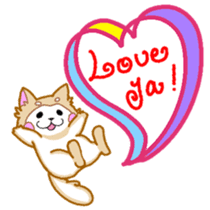 Akita dog - everyday conversation - sticker #7137017