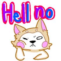 Akita dog - everyday conversation - sticker #7137019