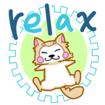 Akita dog - everyday conversation - sticker #7137020