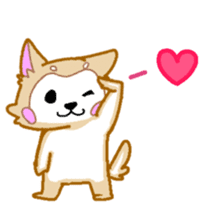 Akita dog - everyday conversation - sticker #7137022
