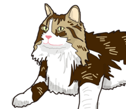 The cats to which love is dear sticker #7137189