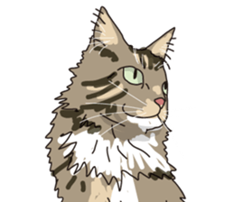 The cats to which love is dear sticker #7137191