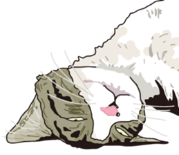 The cats to which love is dear sticker #7137223