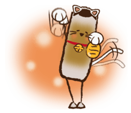 Fukusuke & Chikuwa(Cosplay) sticker #7137466