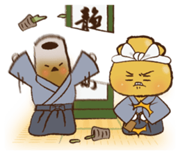 Fukusuke & Chikuwa(Cosplay) sticker #7137475