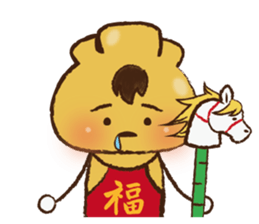 Fukusuke & Chikuwa(Cosplay) sticker #7137479