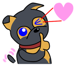 Ryu blue eyes sticker #7137692