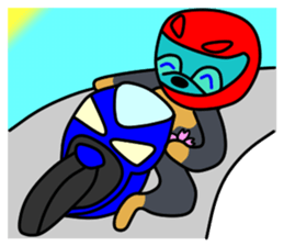 Ryu blue eyes sticker #7137703